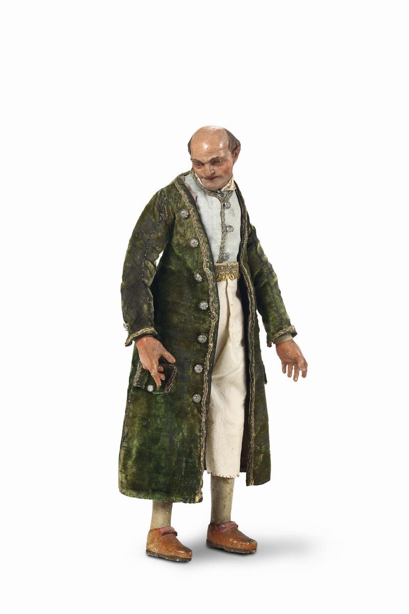 A balding commoner, Naples 18th century  - Auction Important Artworks and Furnitures - Cambi Casa d'Aste