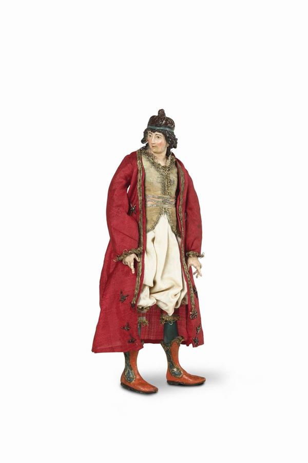 Re Mago? con veste rossa, Napoli XVIII secolo