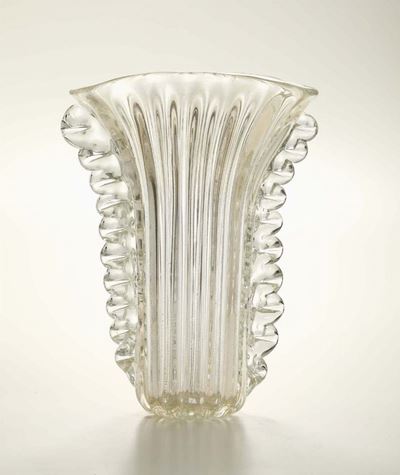 Vaso in Cristallo, Barovier 1940 Circa