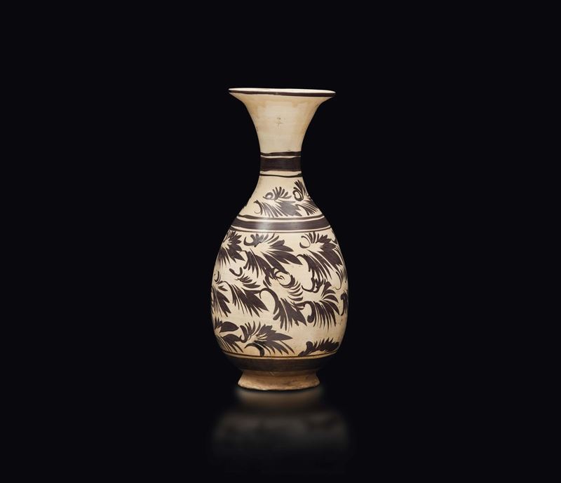 A Chizou sgraffiato vase, China, Song Dynasty (960-1279)  - Auction Fine Chinese Works of Art - Cambi Casa d'Aste