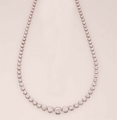 Rivière con Diamanti Taglio Brillante per Ct 11,00 Circa