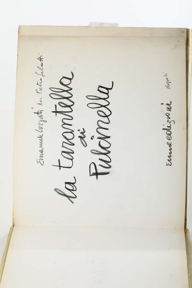 Luzzati, Emanuelela Tarantella di Pulcinella, Genova, Fine Anni '60