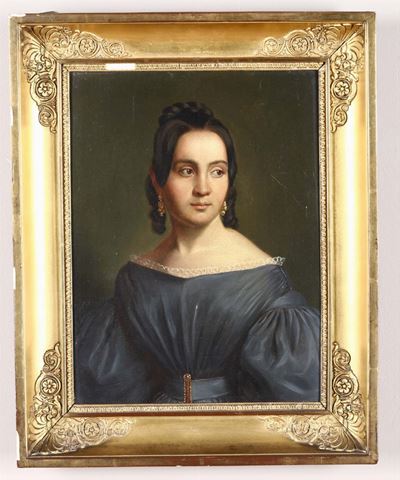 Pittore degli Inizi del XIX Secoloritratto Femminile