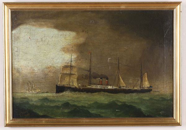 J. Dove Veliero in navigazione, 1883