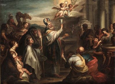 Paolo Gerolamo Brusco (savona 1742-1820)miracolo Eucaristico