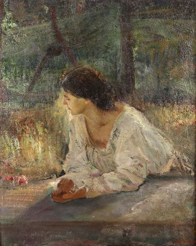 Pietro Gaudenzi (1880 - 1955)figura Femminile