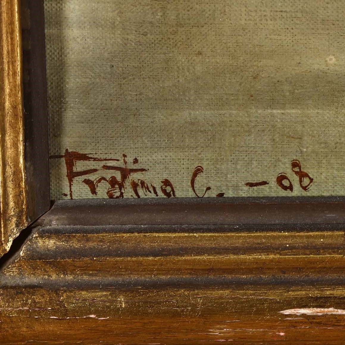 Cesare Fratino - Paesaggio Fluviale, 1908