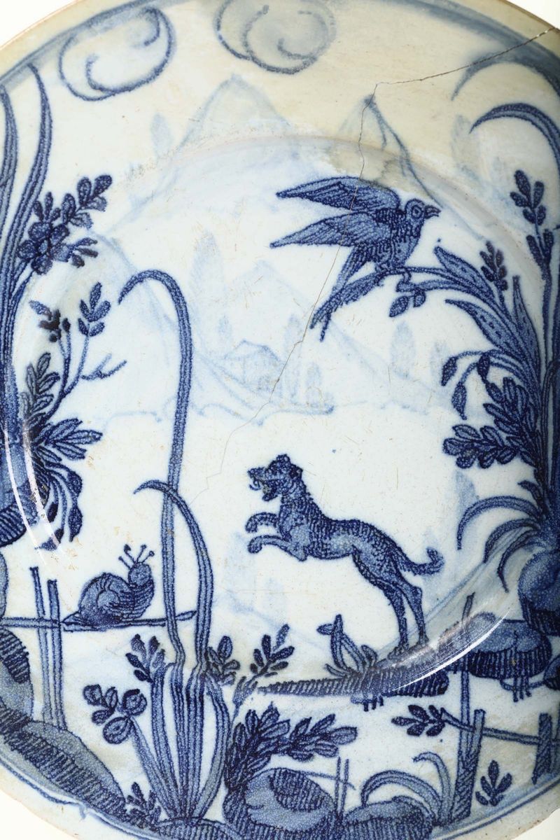 Piatto Albisola, XVII Secolo