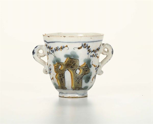 Tazza Savona, seconda metà del XVIII secolo