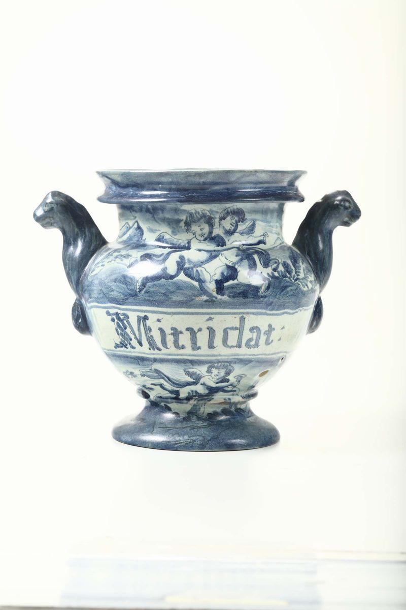 Vaso da Elettuari Savona, Prima Metà XVIII Secolo