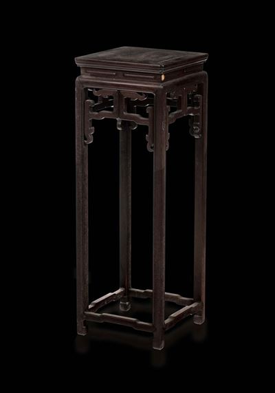 Colonnina in Legno, Cina, Dinastia Qing, XIX Secolo