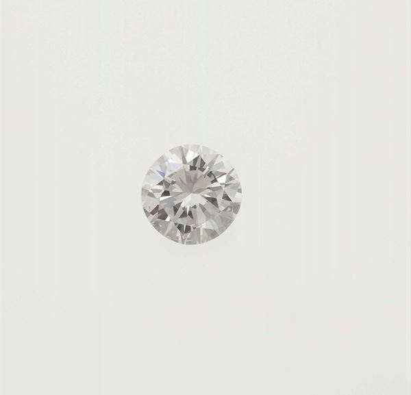 Unmounted brilliant-cut diamond weighing 2.48 carats