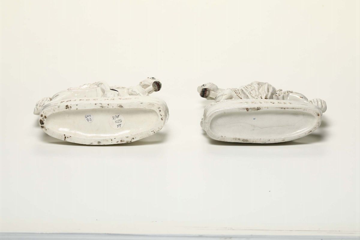 Coppia di Figurine Inghilterra, Staffordshire, Periodo Vittoriano, XIX Secolo