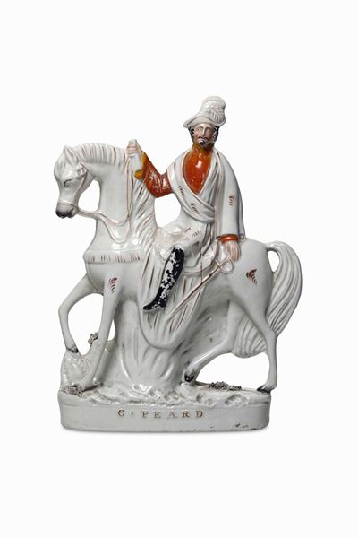 Rara Figurina Inghilterra, Staffordshire, Periodo Vittoriano, XIX Secolo