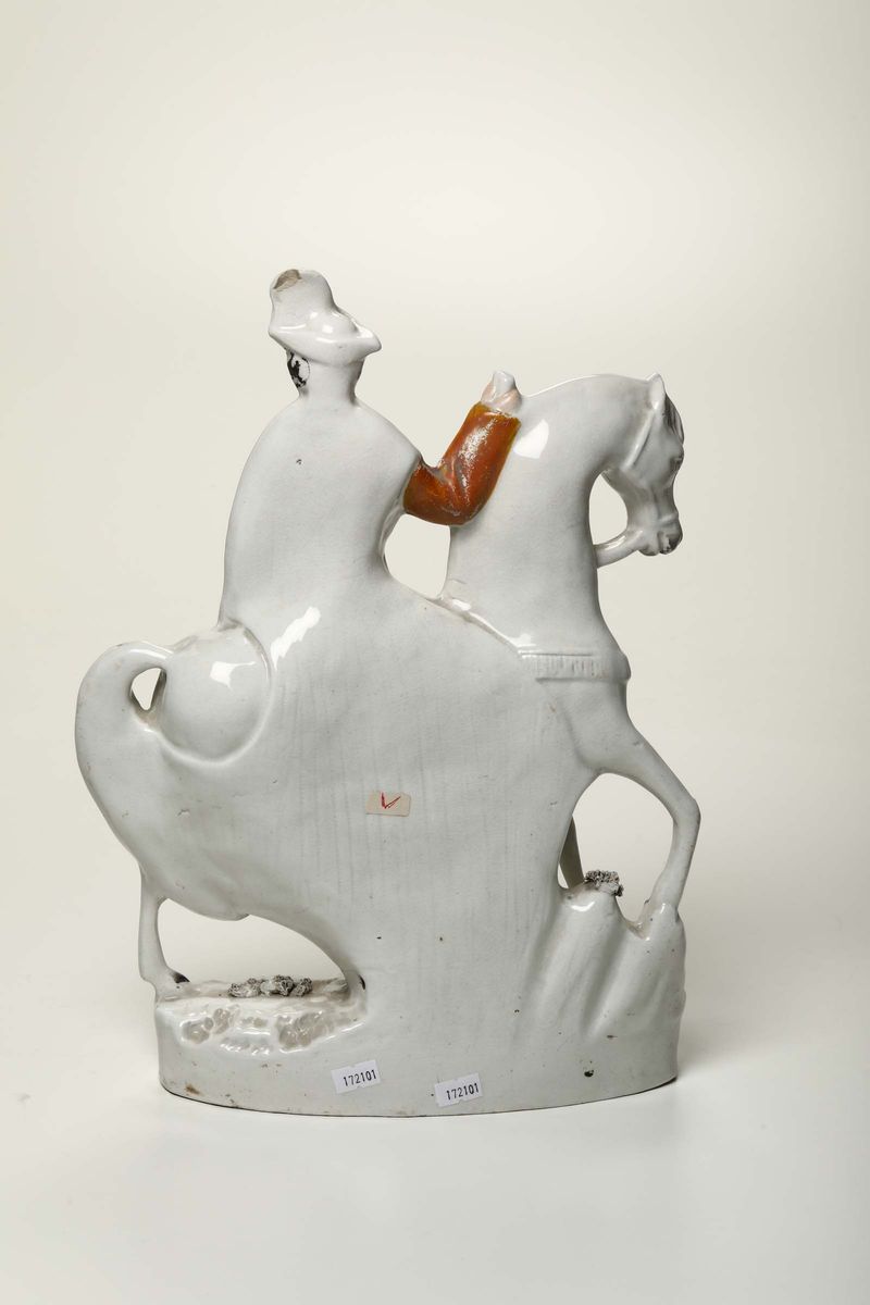 Rara Figurina Inghilterra, Staffordshire, Periodo Vittoriano, XIX Secolo