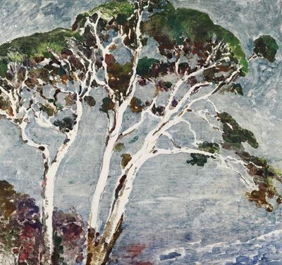 Arturo De Luca (sorrento 1885 - Genova 1971)paesaggio Costiero
