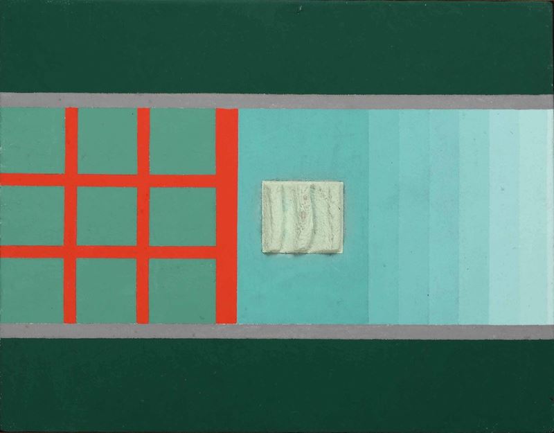 Giancarlo Bargoni : Giancarlo Bargoni (1936) Espansione per AJE, 1964  - olio su tela - Asta Arte Moderna e Contemporanea - Cambi Casa d'Aste