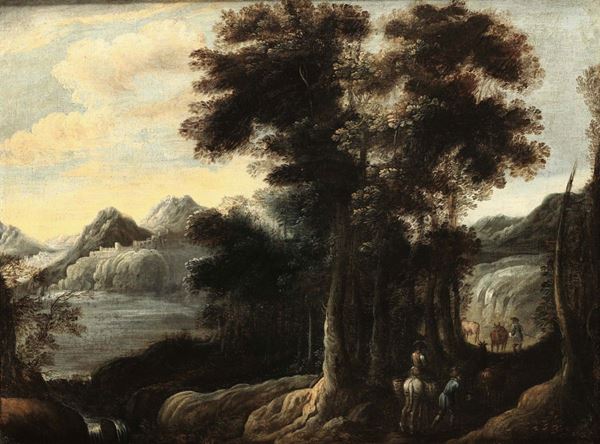 Scuola XVIII secolo Paesaggio