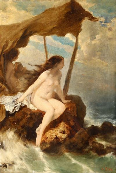Stefano Ussi (1822-1901), Attr.le Ondine