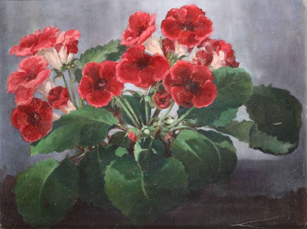 Cornelio Geranzani (Genova 1880-1955) Vaso con fiori