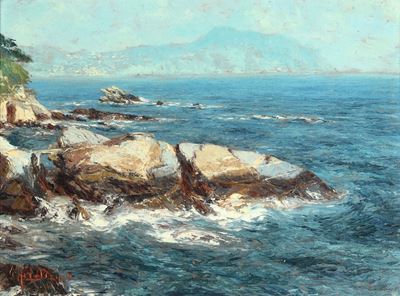 Giuseppe Arigliano (1917-1999)scogliera a Capolungo