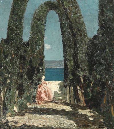Emma Ciardi (1879-1933)figura Femminile nel Parco