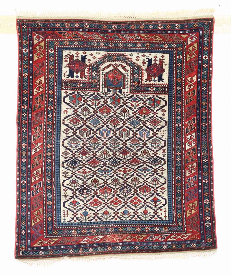 Preghiera caucasica Shirvan, fine XIX secolo  - Asta Antiquariato - Cambi Casa d'Aste