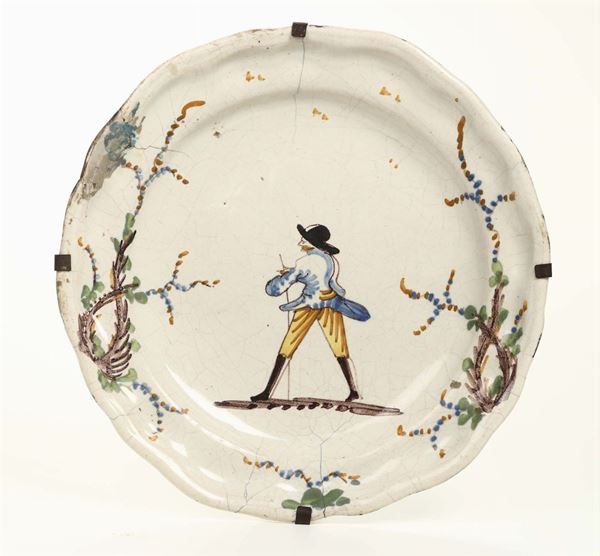 Piatto Savona o Albisola, XVIII secolo