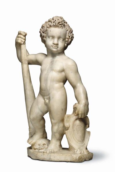 Erotes in Marmo Bianco. Scultore Rinascimentale Operante in Liguria nella Metà del XVI Secolo