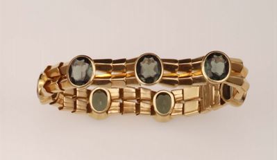 Bracciale con Tormaline Verdi