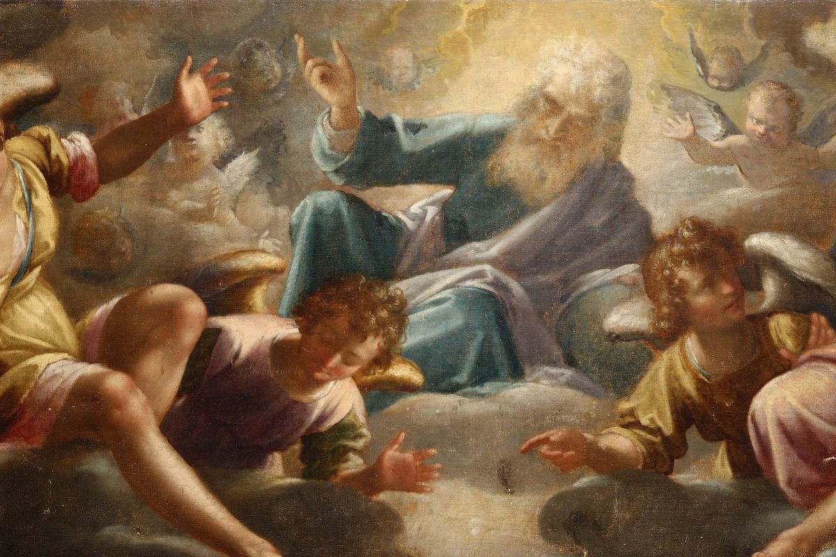 Aurelio Lomi (1556-1662)padre Eterno fra gli Angeli