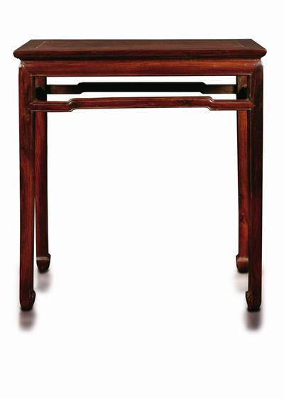 Consolle in Legno di Homu, Cina, Dinastia Qing, XIX Secolo