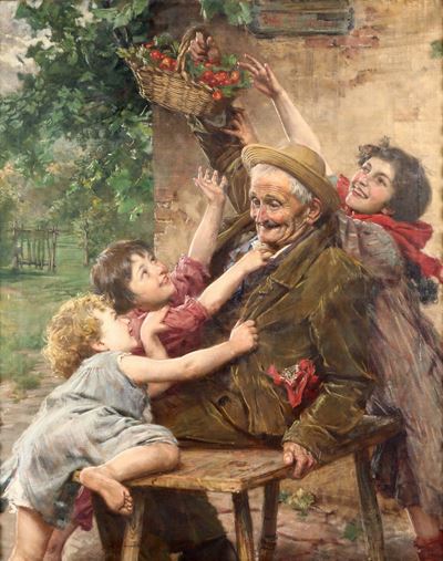 Gaitano Bellei (1857-1922)le Ciliegie