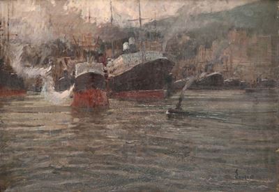 Alessandro Lupo (1876-1953)porto di Genova