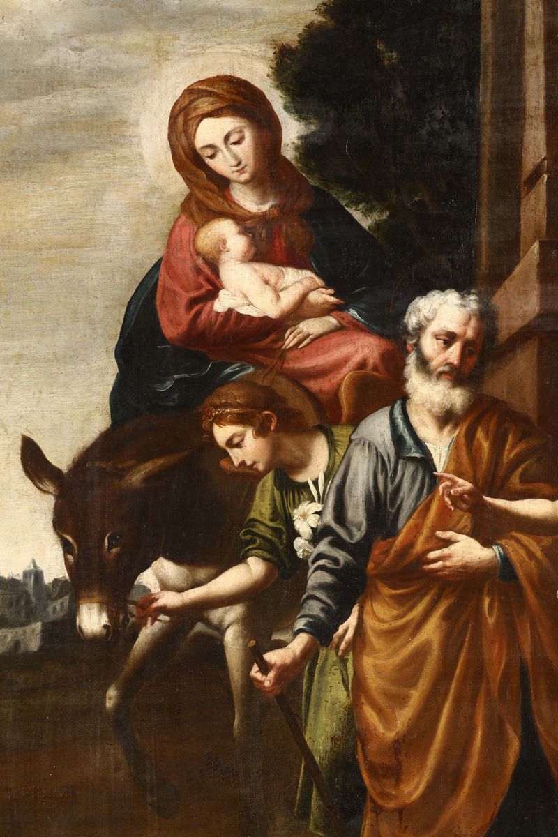 Scuola Romana del XVII Secolofuga in Egitto