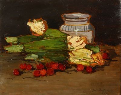 Giovanni Bartolena (livorno 1866-1942)natura Morta
