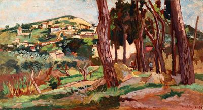 Ulvi Liegi (1859-1939)collina di Montenero, 1924