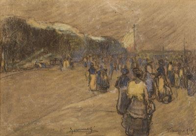 Ludovico Tommasi (livorno 1866 - Firenze 1941)viareggio, 1914