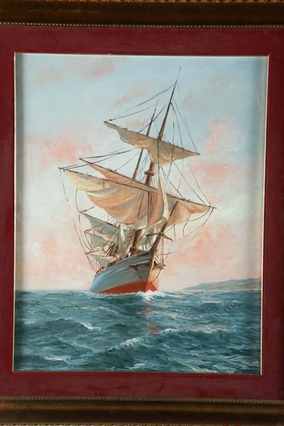 Saverio Seassaro (1917-2016)veliero