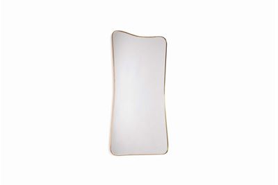 Specchiera in Vetro con Pro lo in Ottone.