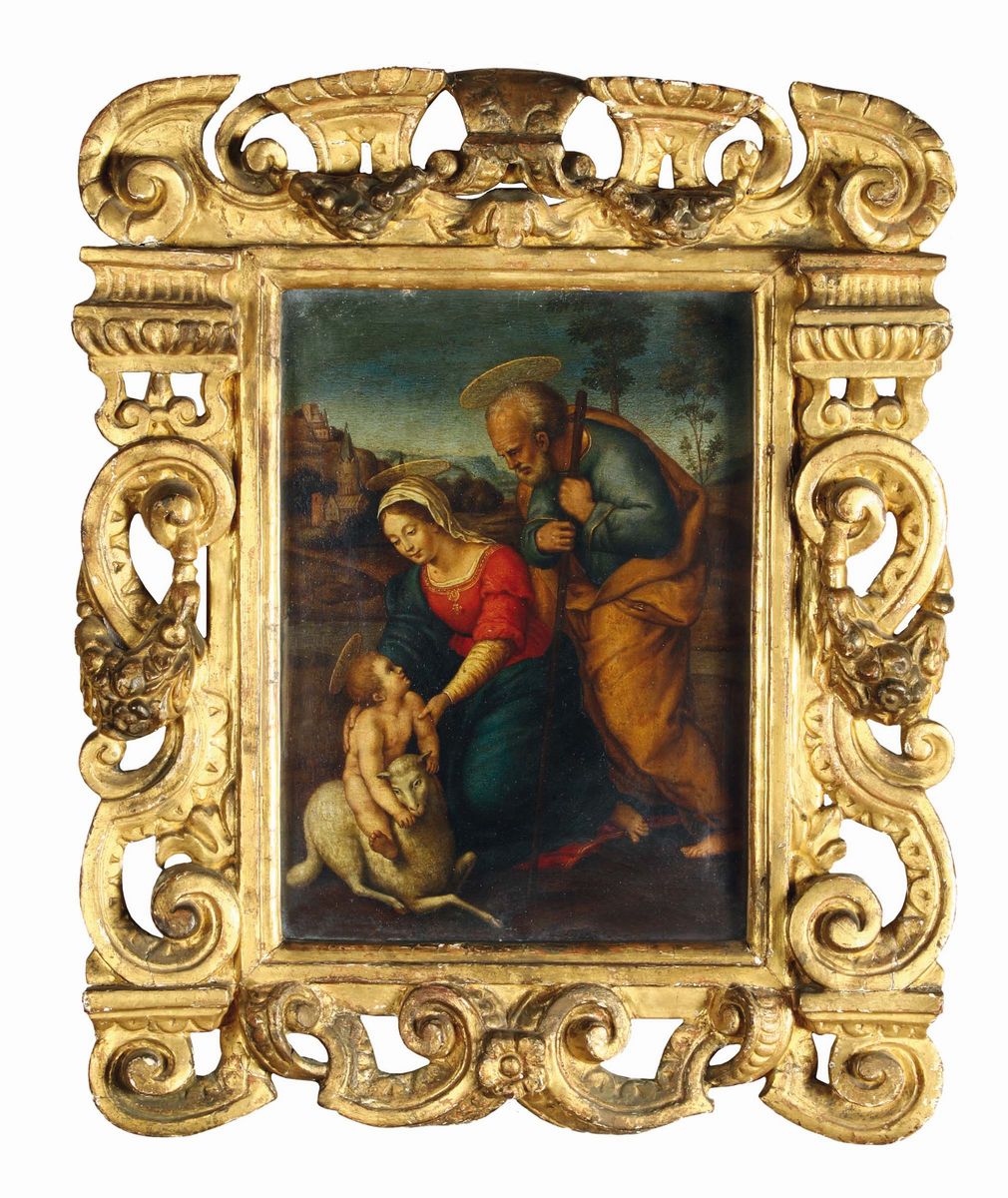 Copia da Raffaello, Pittore del XVIII Secolosacra Famiglia