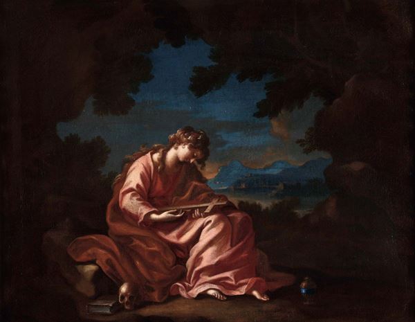 Scuola bolognese del XVII secolo Maddalena penitente
