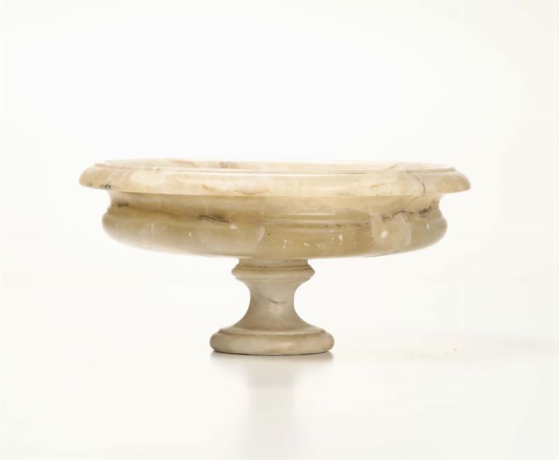 Alzata in marmo bianco, XIX secolo  - Auction Fine Art - Cambi Casa d'Aste