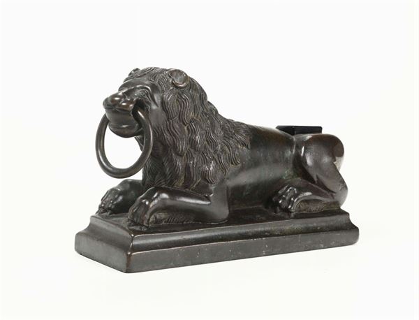 Leoncino in bronzo, XVIII-XIX secolo