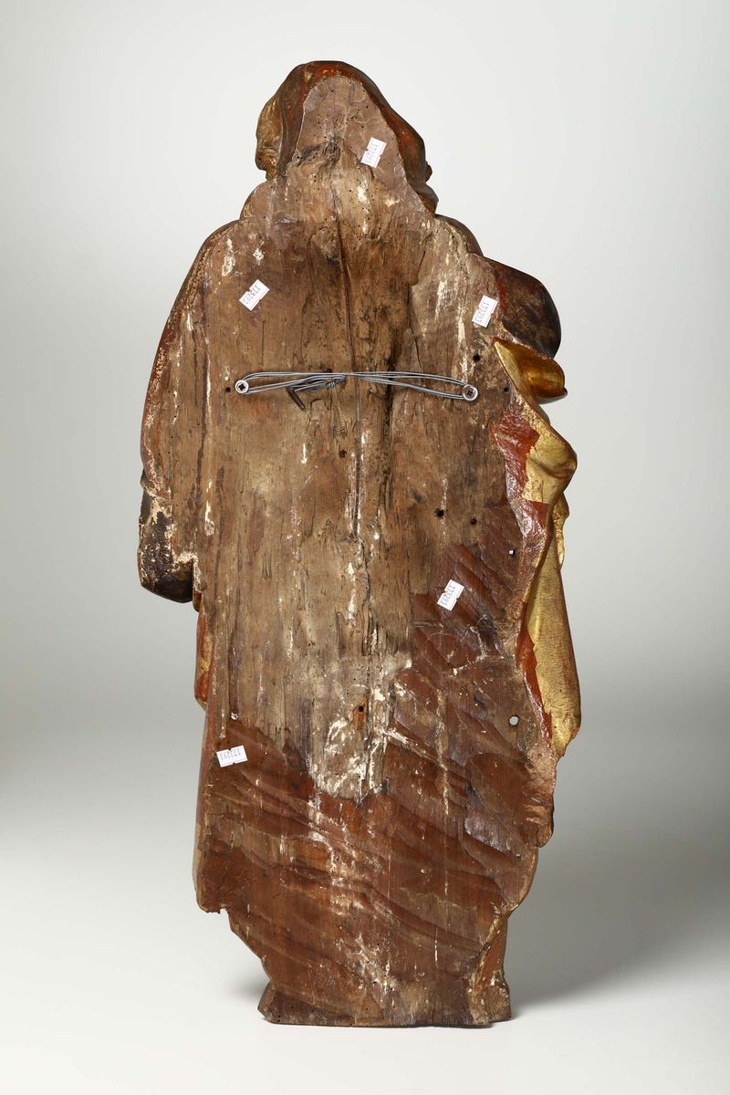 Scultura in Legno di Quercia Rappresentante Sant'agata, Scuola Spagnola del XVI Secolo, Gabriel J...