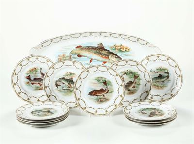 Servizio da Pesce Richard-ginori, Inizio del XX Secolo
