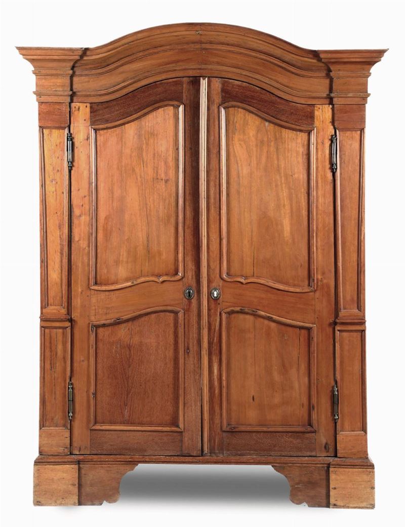 Armadio a due ante in legno di carrubo, Genova XVIII secolo  - Auction Fine Art - Cambi Casa d'Aste