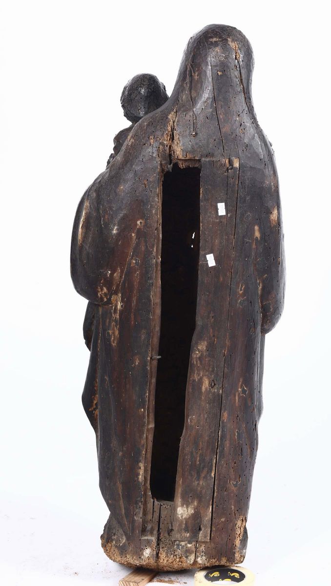 Madonna in Legno Scolpito, Scultore del XVI Secolo