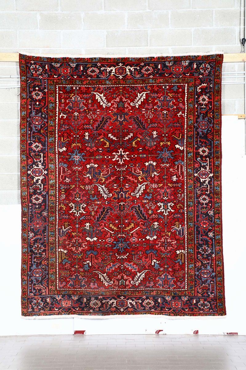 Tappeto Heritz nord ovest Persia, metà XX secolo  - Asta Antiquariato - Cambi Casa d'Aste