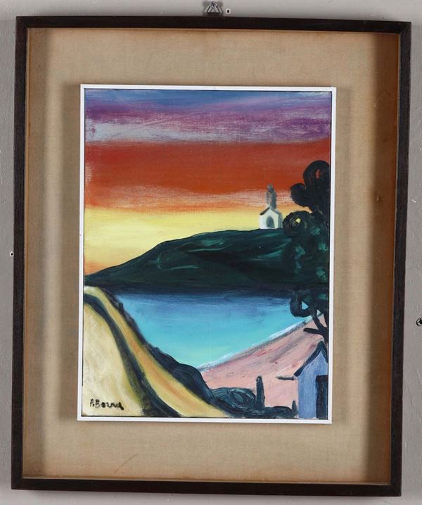 Pompeo Borra (1898-1973) Arma di Taggia, 1969